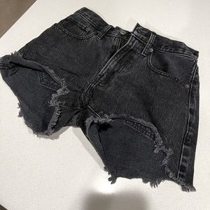 Abercrombie high waisted curve shorts